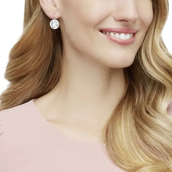 RARE FIND, LARGE, Authentic Swarovski Bella Drop Earrings, Light Pink. BNIB. - Picture 9 of 12